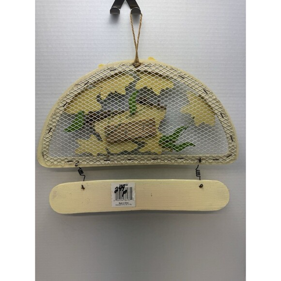 Door Hanging Sign “‎ Welcome Friends” 3D Wooden Pastel Flowers Ladybug Summer - Picture 8 of 10